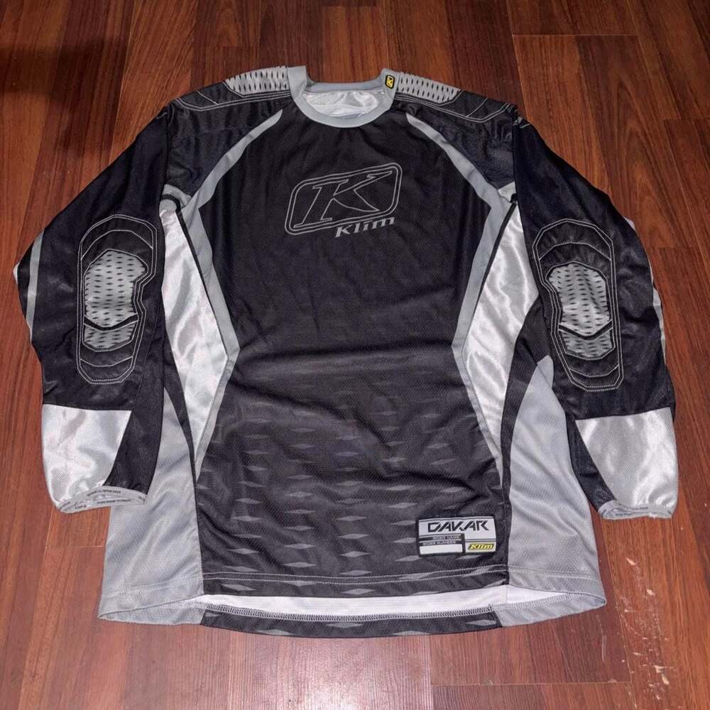 Klim Dakar Motocross Jersey Black Gray Size S